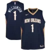 Splendido Moderno Versatile Zion Williamson New Orleans Pelicans Nike Youth Swingman Jersey Icon Edition Navy/White per gli appassionati
