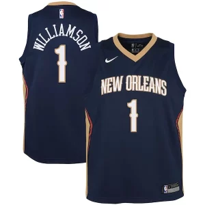 Splendido Moderno Versatile Zion Williamson New Orleans Pelicans Nike Youth Swingman Jersey Icon Edition Navy/White per gli appassionati