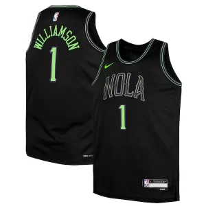Incantevole Comodo Zion Williamson New Orleans Pelicans Nike Youth Swingman Replica Jersey City Edition Black per gli appassionati